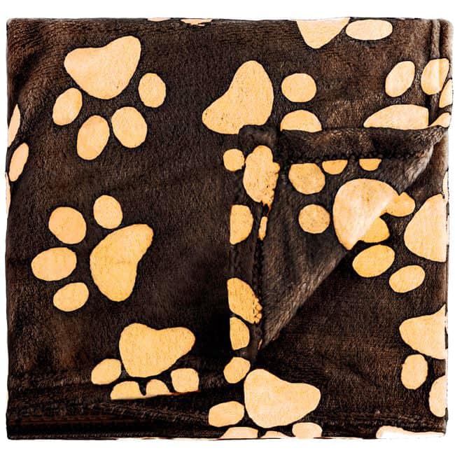 Кучешко одеяло Лапички- супер меко/3 цвята