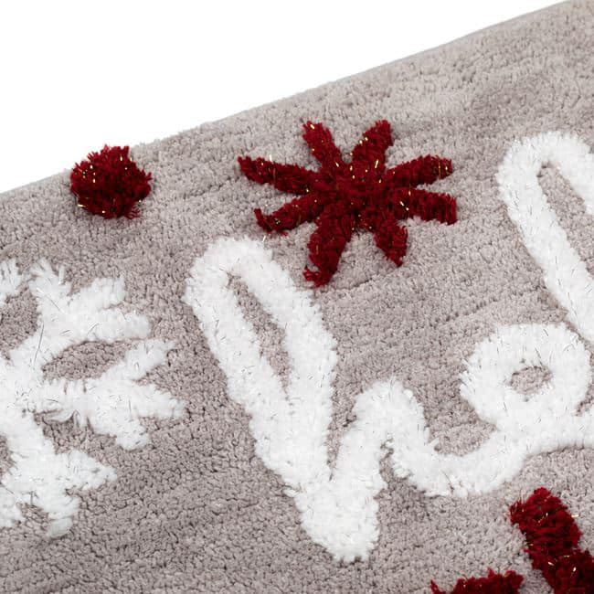 Коледно килимче за баня Hello Christmas 80х50 см.  