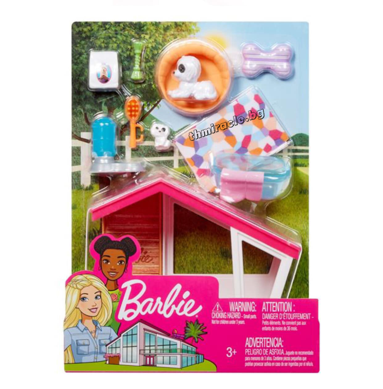 Barbie Кучешка Колибка + кученце