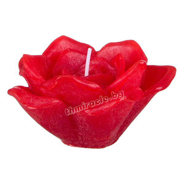 3D Свещ Роза- ароматна и красива