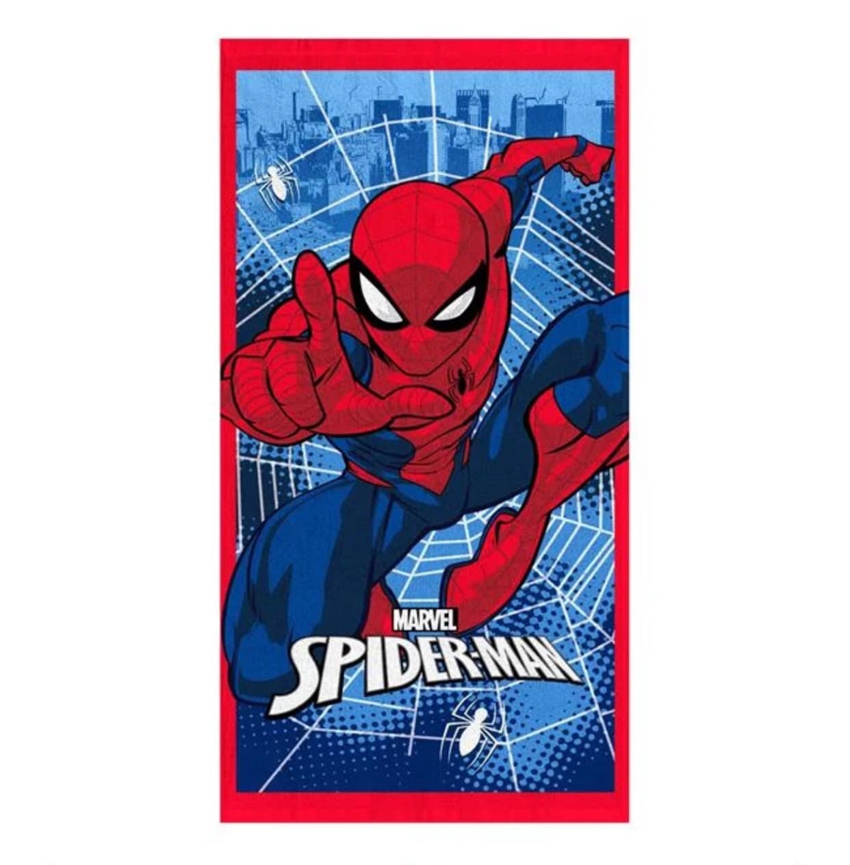 Плажна памучна кърпа Spiderman