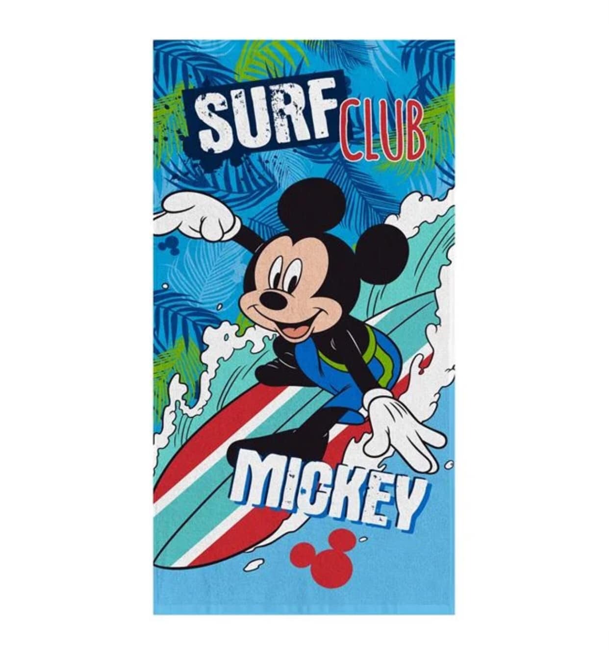 Плажна памучна кърпа Mickey Мouse Surf