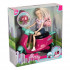 Кукла Betty цикламен мотопед