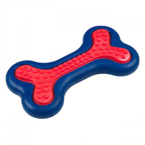 Играчка за куче Кокалче Blue Red 6.5x12 см.