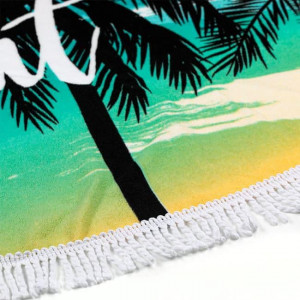 Кръгла плажна кърпа Enjoy Summer с ресни
